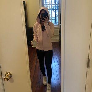 Pink Lululemon Hooded Sweatshirt Jacket